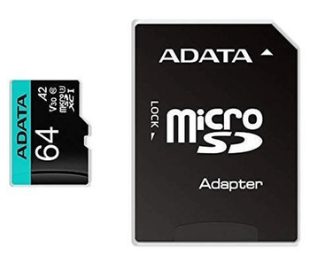 ADATA microSDXC/SDHC UHS-I U3 64GB c/adapt
