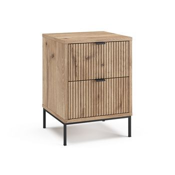 Mesilla De Noche Eliza 40 X 55.4 Cm Con 2 Cajones Vicco