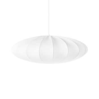 Lámpara Colgante De Diseño Moderno Lámpara De Techo Pantalla De Nylon Sintético Blanco Guacara