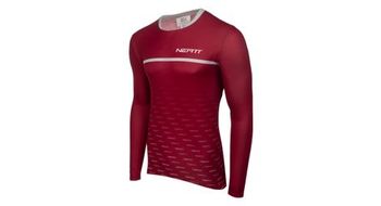Maillot mtb de manga larga rojo