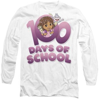 Dora The Explorer Camiseta manga larga 100 Days para mujer