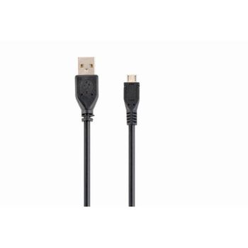 Cable USB Gembird CCP-mUSB2-AMBM-6 1,8 m chapado en oro Negro