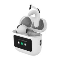 auriculares innova f48 inalambricos bluetooth tws con pantalla tactil blancos