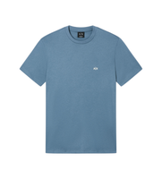 ax armani exchange para hombre xm001568af10358u9302 camiseta basica azul m casual algodon manga corta