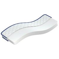 colchon de cama  colchon de espuma viscoelastica blanca 70x200x17 cm