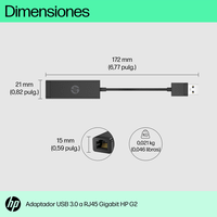 adaptador hp usb 30 a rj45 g2