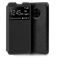 cool funda flip cover liso negro para honor 50 litenova 8i