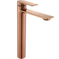 grifo de lavabo rea storm brush copper high
