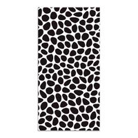 alfombra vinilica negro 160x230cm patron empedrado