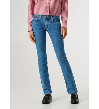 Pepe Jeans para mujer. PL20472983SA Jeans Slim Venus azul (31/32), Casual, Algodón, Denim