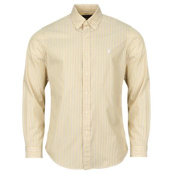 Polo Ralph Lauren Camisa manga larga CAMISA AJUSTADA CUSTOM FIT EN POPELÍN DE RAYAS para hombre