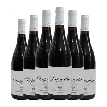 Ponce Vino Tinto Depaula Vino Joven 75 Cl 14% Vol. (pack De 6 Unidades)
