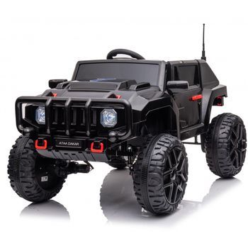 Ataa Dakar 12v Negro - Coche Eléctrico Infantil Para Niños Batería 12v Con Mando Control Remoto