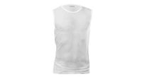 capa base de malla sin mangas gripgrab blanco
