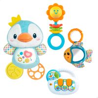 set accesorios winfun para bebe multisensorial con luz y sonido 40x6x31 cm multicolor