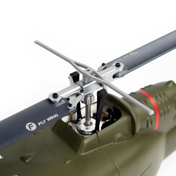 FLY WING UH-1 Bell 206 V2 V3 RC Helicóptero Repuestos de metal Juego de soporte de rotor de actualización