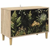 mueble de tv rhenen 69 x 33 x 50 cm sonoma madera de ingenieria vidaxl