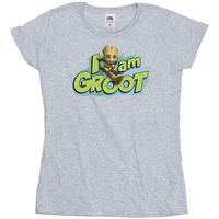 marvel camiseta guardians of the galaxy i am groot para mujer