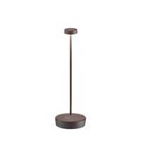 lampara de mesa led recargable y regulable swap pro corten