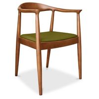 silla de comedor de madera - diseno escandinavo - nalan verde oliva