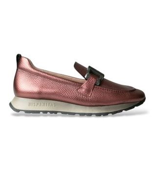 Hispanitas para mujer. HI254386 Mocasines de piel Kansas I25 granate (38), 1 a 3cm, Ninguno, Casual