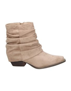 Botines De Tacón Buonarotti A2509 En Beige Para Mujer 36