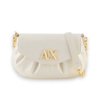 A|X Armani Exchange para mujer. XW002165AF21363U1003 Bolso Paige beige (OSFA), Casual, Poliéster