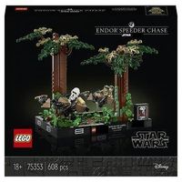 75353 - lego star wars - diorama de persecucion del deslizador de endor