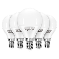 aigostar bombilla led e1449w equivalente a 37wluz calida 4000k420 lumenbombillas casquillo finoahorro de energiano regulableg45pack de 5