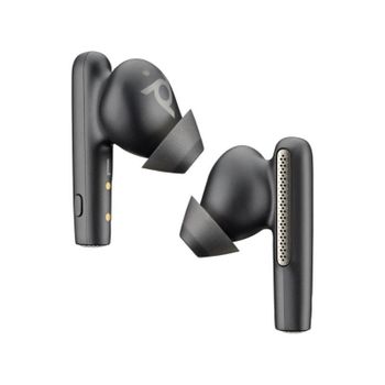 Auriculares Poly inalámbricos Bluetooth 5.3 con Cancelación de Ruido y Micrófono Negro Carbón