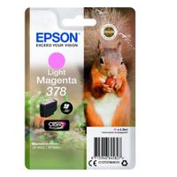 epson 378 light magenta original claria photo hd standard capacity ink cartridge squirrel