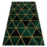 alfombra emerald exclusivo 1020 glamour elegante marmol triangulos  240x330 cm