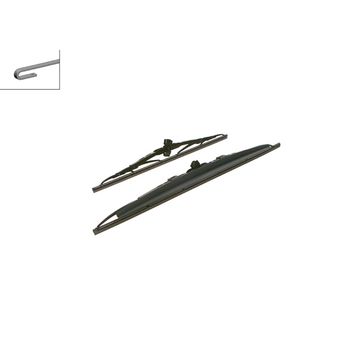 Super Plus Universal Wiper Blade Set Sp22/16S With Spoiler On Rh Side