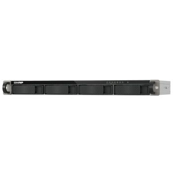 NAS rack 1U QNAP 4 bahías 4GB RAM ARM Cortex-A55 2.5GbE Turbo System TS-433eU