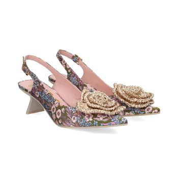 Ras Zapatos De Tacón Medio Mujer - Multicolor Talla 38