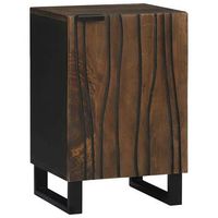 gabinete de lavabo para bano nogal 38 x 335 x 58 cm vidaxl
