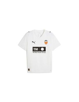 Camiseta de Fútbol Puma Valencia C.F. Home 25/26 Repl Infantil Blanco