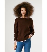pepe jeans para mujer pl7000031 jersey cecil marron l casual acrilico