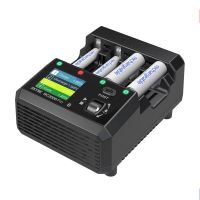 cargador inteligente de baterias skyrc nc3000 pro nimh nicd pdqc aaaaa de 4 slotspantalla led de 177 pulgadascontro