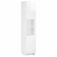 armario de bano blanco brillante 365 x 38 x 180 cm vidaxl