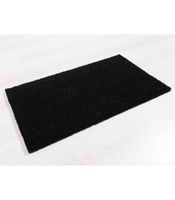 felpudo de coco - 17 mm - color negro - 40x70 cm