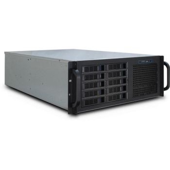 Servidor Inter-Tech IPC 4U-4410 Rack Negro 4U E ATX 59L 14,9 kg