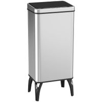 cubo de basura 355x26x835 cm plata