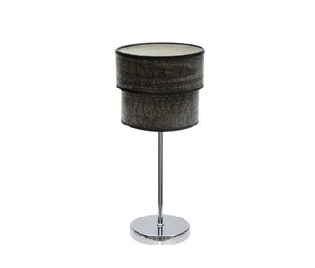 Lampara sobremesa metal color cromo serie smile 18cm