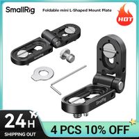 smallrig mini placa de montaje plegable en forma de l compacta y portatil amplia compatibilidad se adapta a orificios roscados de 14-20 y 38-16