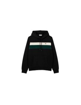 Sudadera Lacoste Sweatshirt Hombre Negro/Laponie-Sinople