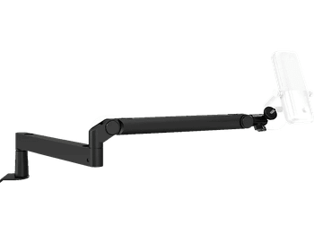 Brazo para micrófono - El Gato TV 10AAW9901, Rotación vertical del brazo de 90 grados y rotación codo 360 grados, Negro