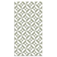 panorama alfombra vinilica geometria verde 200x200 cm