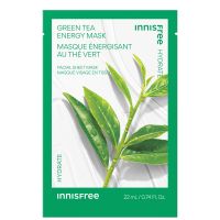 innisfree green tea hydrating  nourishing sheet mask 22ml