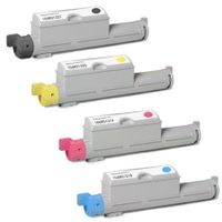 compatible multipack xerox phaser 6360dn printer toner cartridges 4 pack -106r01221